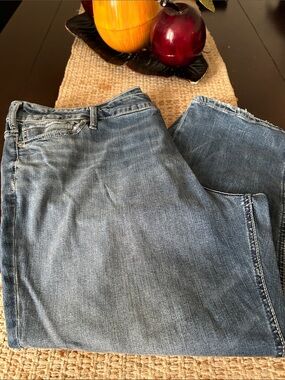 Silver Jeans Women's Light Blue mid rise size plus